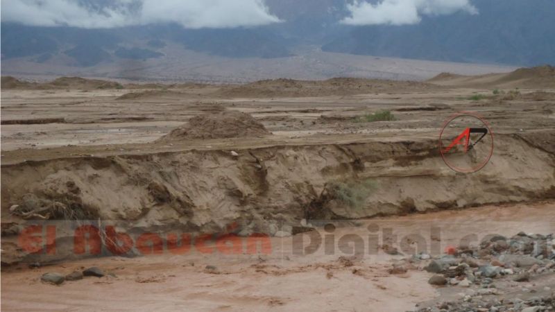 Accidentes en la ruta 60 por inundación de calzada