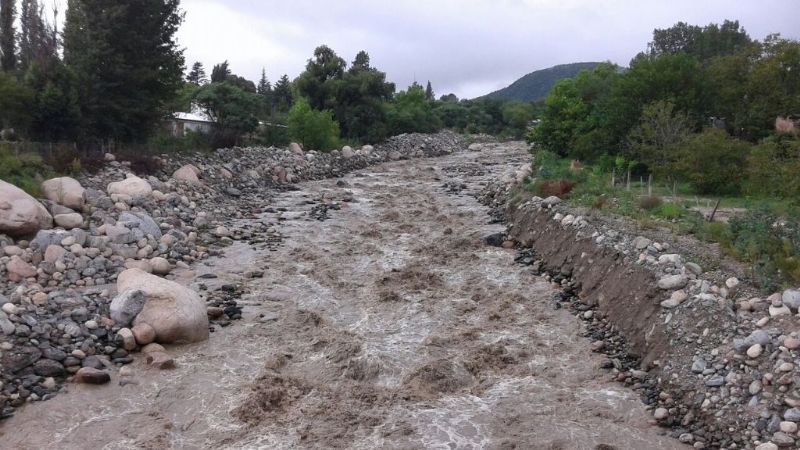 A pesar de la crecida del Río Ambato, no hubo problemas en El Rodeo