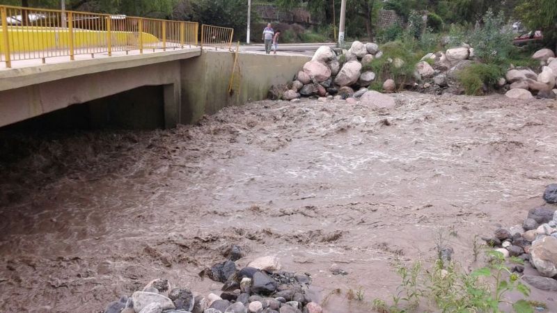 A pesar de la crecida del Río Ambato, no hubo problemas en El Rodeo