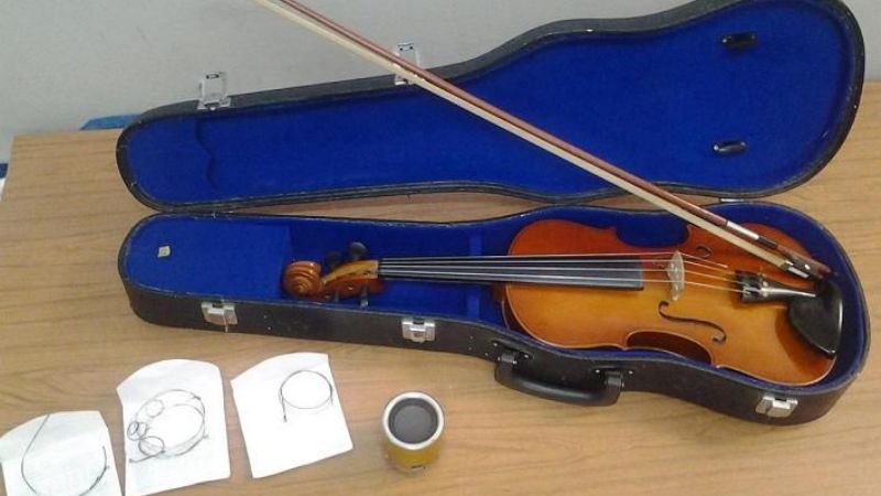 Vendían un violín aparentemente robado