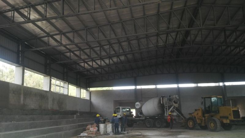 Prevén que fines de marzo estará culminada la obra civil del polideportivo