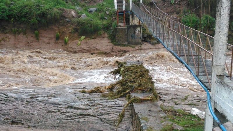 Así dejó a Balcozna el temporal
