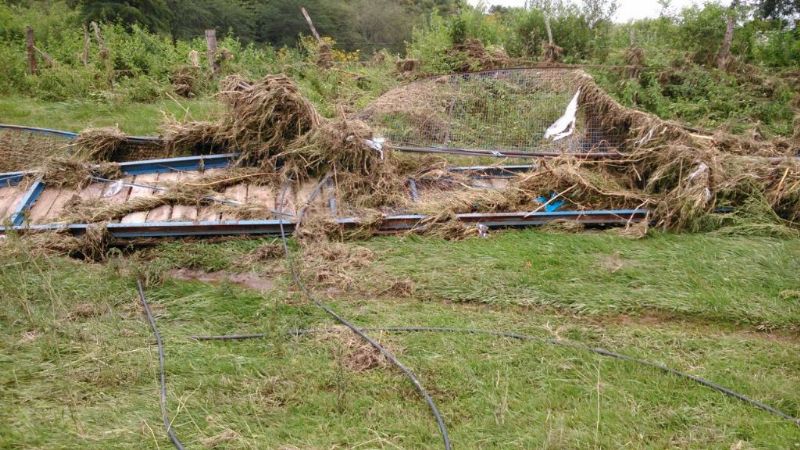 Así dejó a Balcozna el temporal