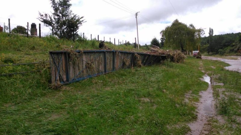 Así dejó a Balcozna el temporal