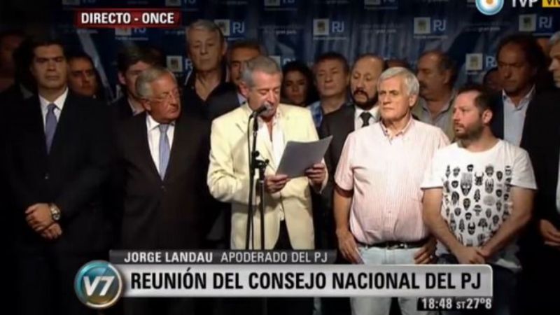 Fuerte respaldo del Consejo Nacional del PJ a Cristina