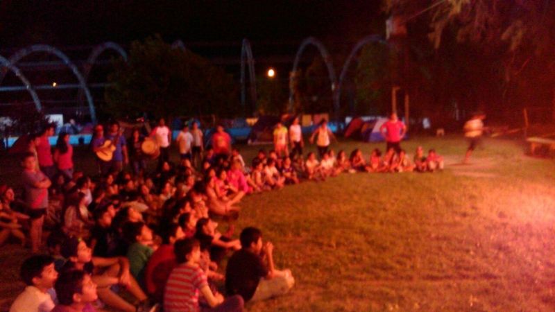 Exitoso campamento de los niños de la Colonia de Valle Viejo