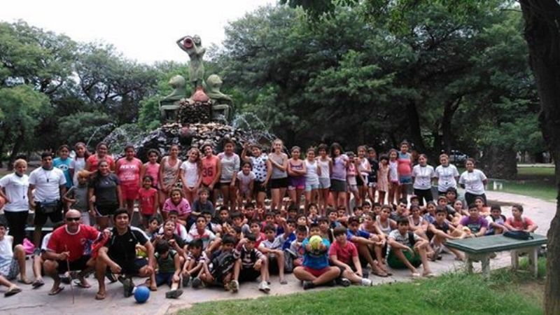 Exitoso campamento de los niños de la Colonia de Valle Viejo