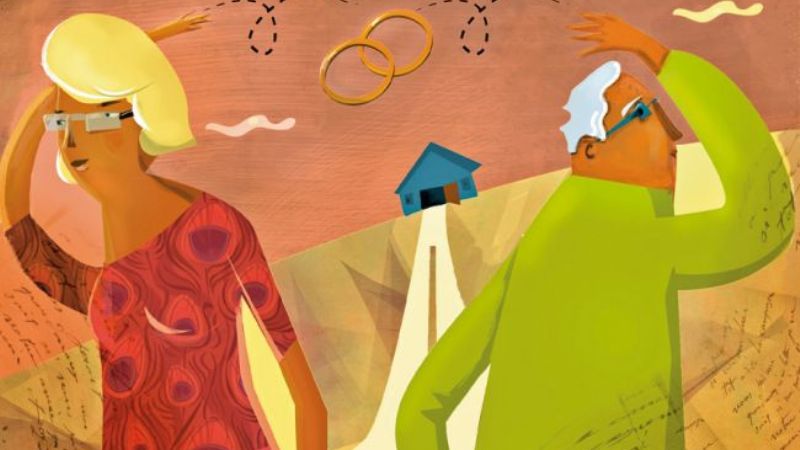 Crecen los casos de divorcios después de los 60