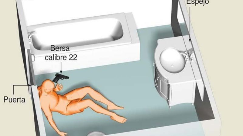 Nisman: Hallan manchas de sangre en el espejo