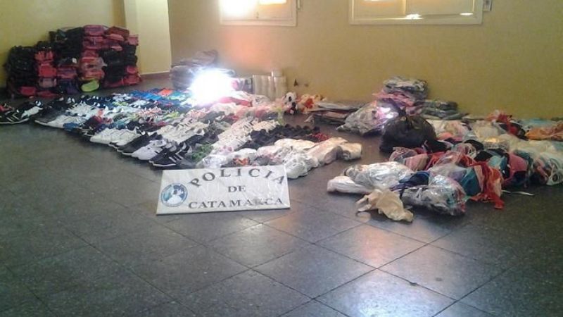 Secuestran mercadería por valor de $70.000