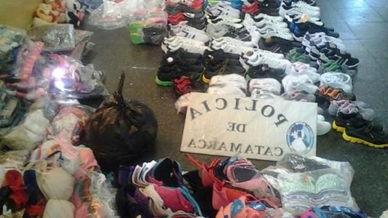 Secuestran mercadería por valor de $70.000