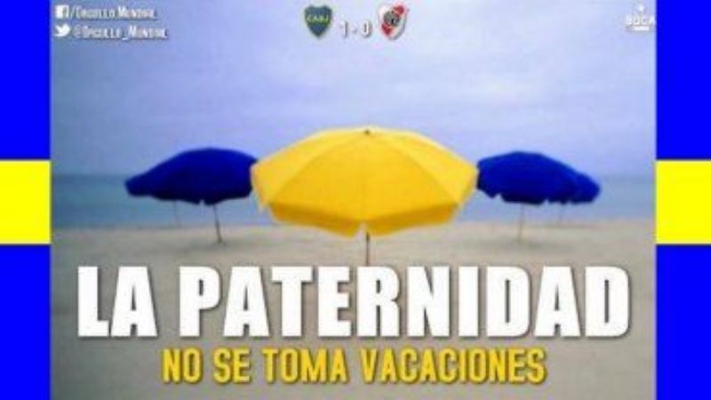 La paternidad de Boca, es el eje de las cargadas a River