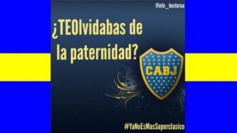La paternidad de Boca, es el eje de las cargadas a River