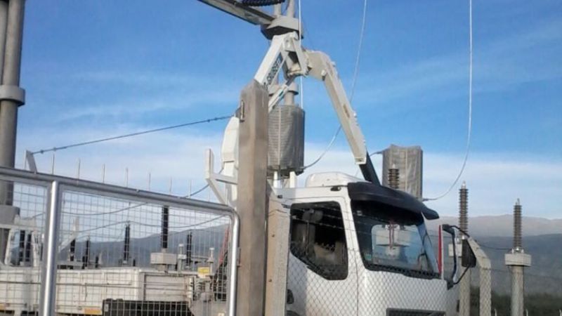 Realizaron conexiones para energizar el tramo Aeropuerto - El Pantanillo