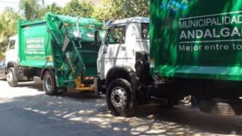 Llegaron los camiones recolectores