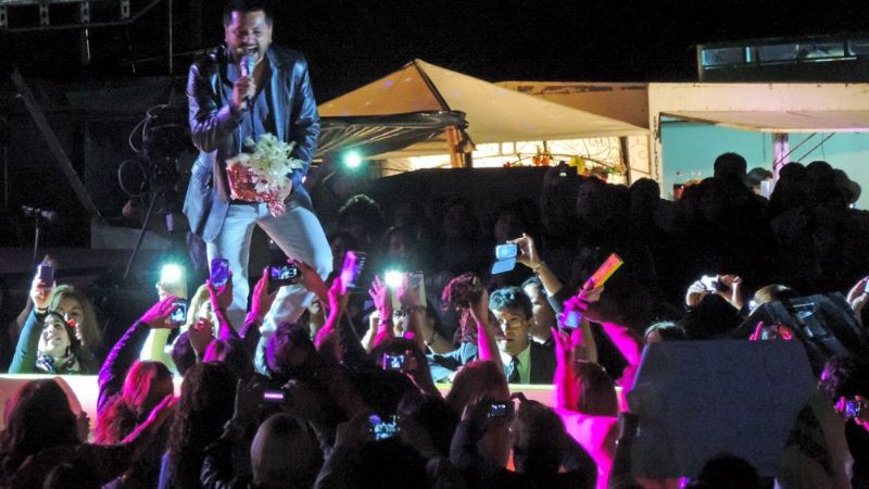 Jorge Rojas presentó su show en Santa María