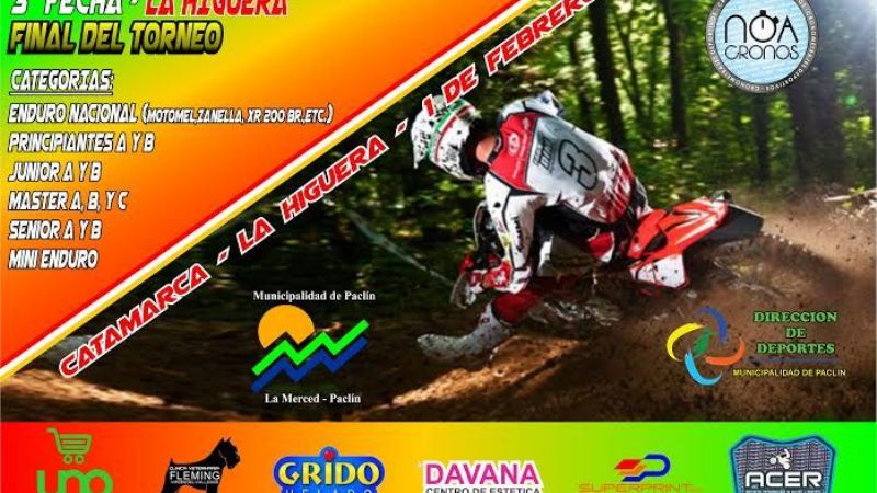 El Enduro del Verano 2015 buscará su “coronación” en La Higuera