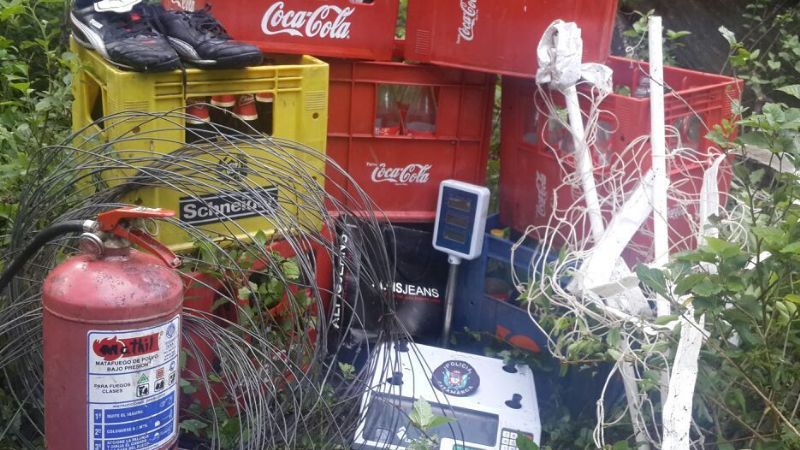 Secuestran elementos robados y demoran a un adolescente