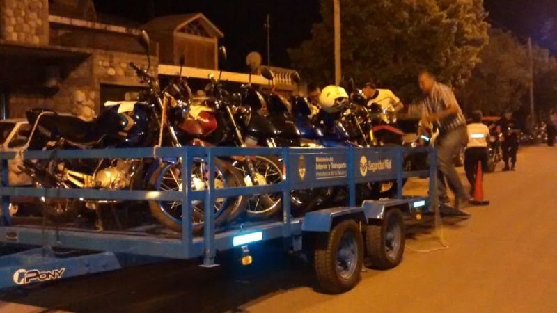 En seis horas, secuestran 19 motos