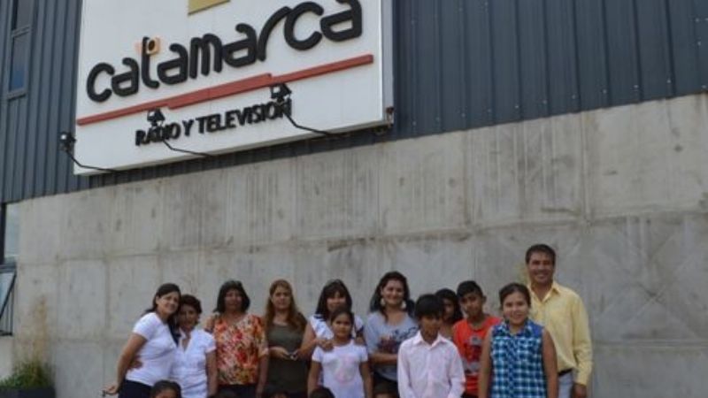 Alumnos que visitan el CIIC recorrieron el multimedio Catamarca Radio y Televisión