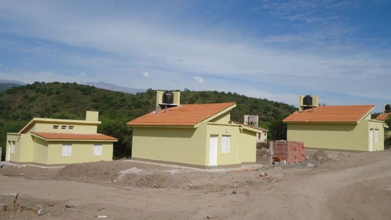 Culminan obras en las viviendas de Las Pirquitas