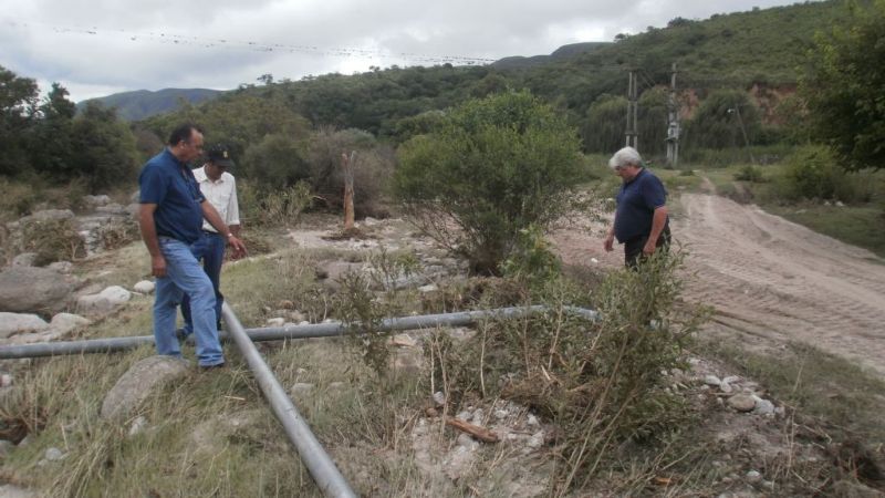 Se restableció el servicio de agua potable en Las Juntas