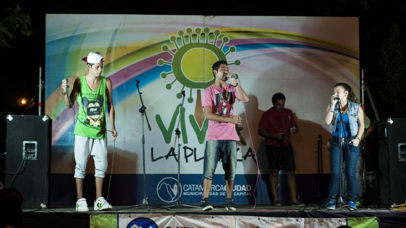 "Viva la Plaza" entregó una espectacular presentación en el Bº Eva Perón