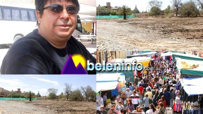 Acondicionan nuevo predio para feria de vendedores en Belén