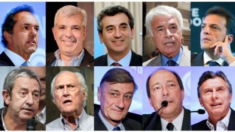 El sector que mayor cantidad de precandidatos presidenciales tiene es el FPV