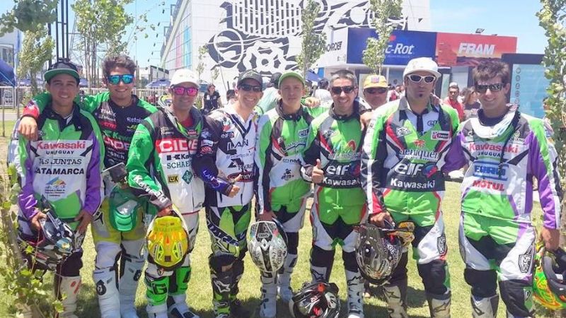 Ocho “jinetes” para las “verdes” del RPM Kawasaki, en el Dakar
