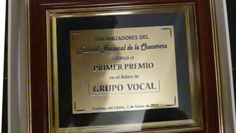 “Voces para el canto”, premiados en el Festival de la Chacarera
