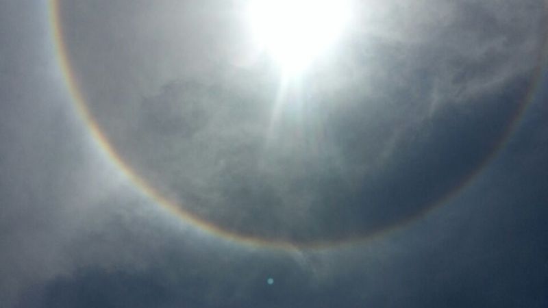 Fenómeno solar llamó la atención de los catamarqueños