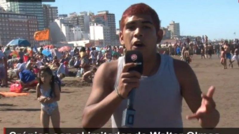 Imitador de Walter Olmos sorprendió en la Bristol