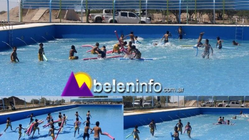 Se pone en marcha la Escuela de Natación en Pileta Municipal de Belén