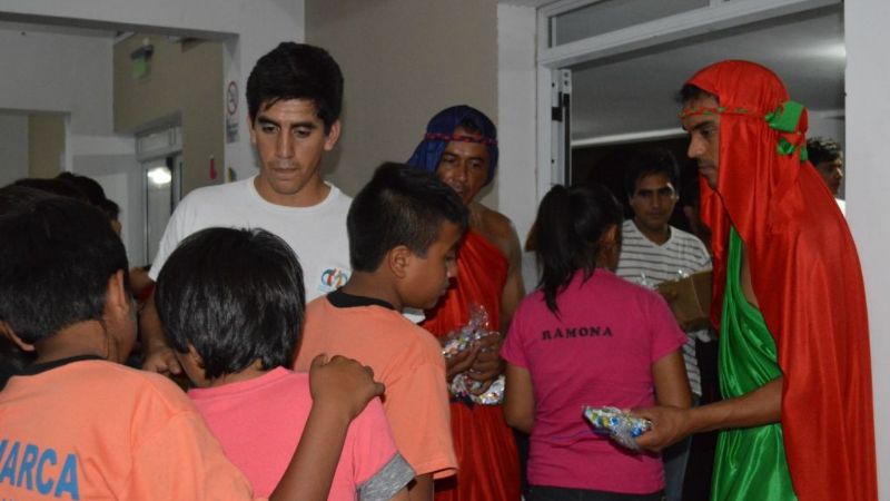 Los Reyes Magos llegaron al Centro de Integración e Identidad Cultural