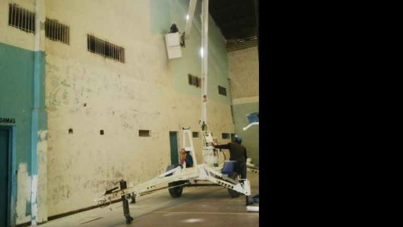 Refaccionan el gimnasio municipal