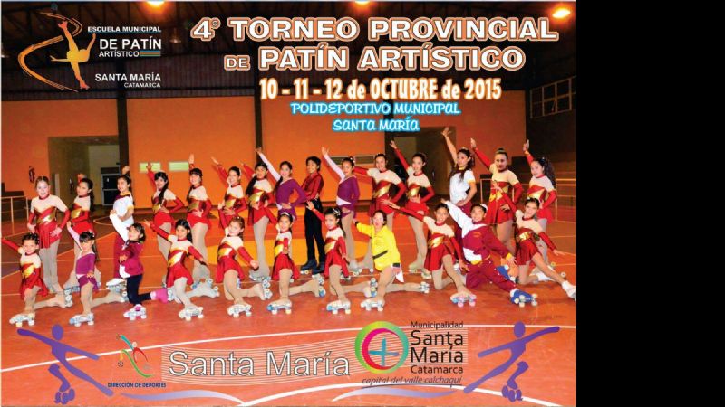 Inicia el 4º Torneo Provincial de Patín Artístico en Santa María