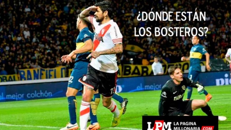 River ganó el 'súper clásico' en Córdoba y cargó a Boca con afiches