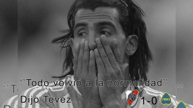 River ganó el 'súper clásico' en Córdoba y cargó a Boca con afiches