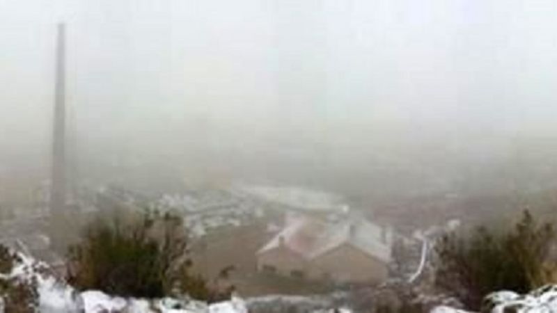 En plena primavera, llegó la nieve