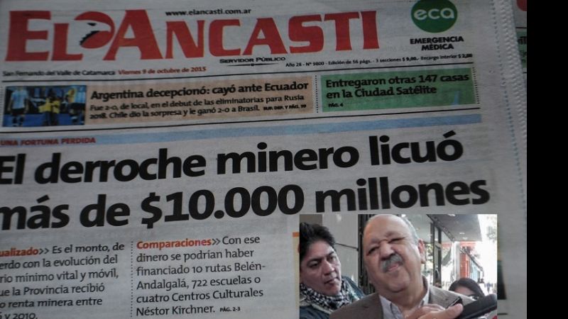 El gobernador del “despilfarro minero” fue Brizuela de Moral