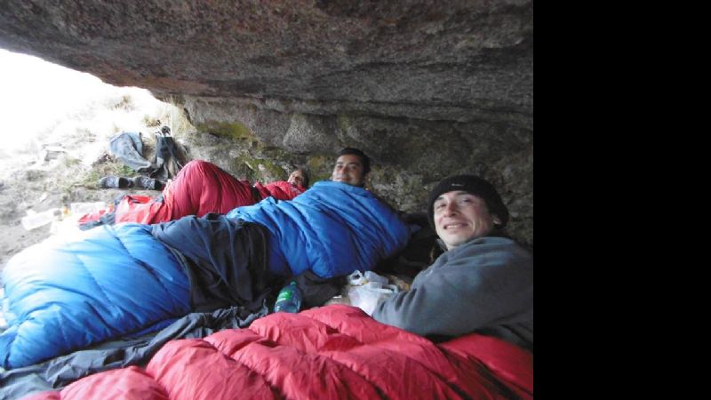 La nieve, una visita extraña de las montañas ambateñas en octubre