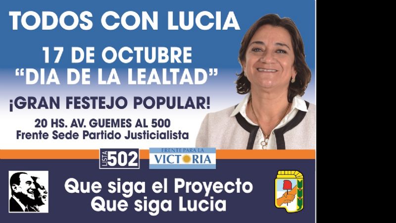 El ejemplo de “Lealtad”, como bandera para ofrendarla al pueblo