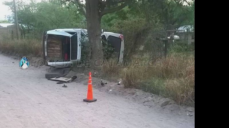 Vuelco en Valle Viejo