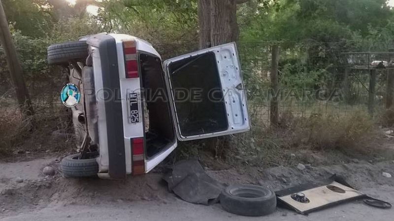 Vuelco en Valle Viejo