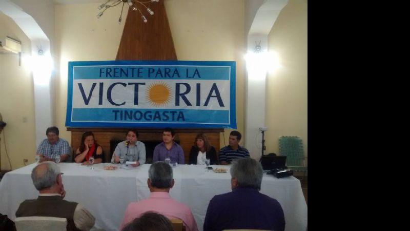 Nóblega presentó su plan de gobierno para Tinogasta