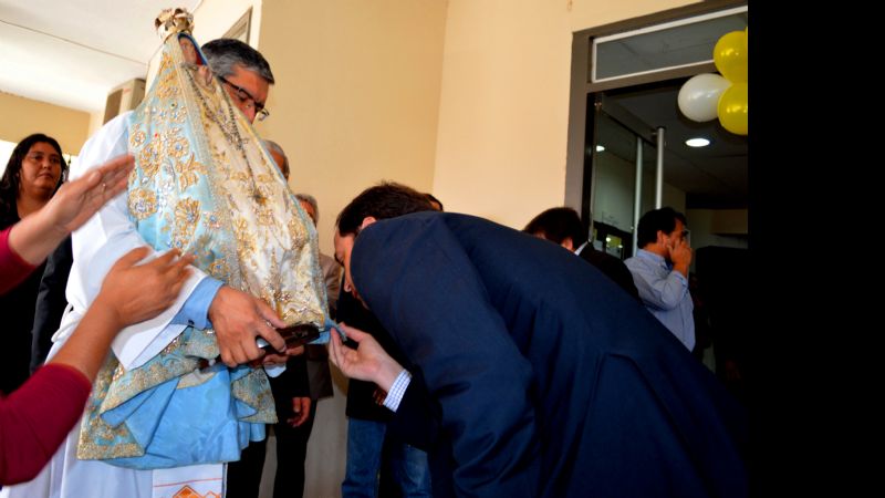 Mera recibió a la Virgen del Valle en la Legislatura