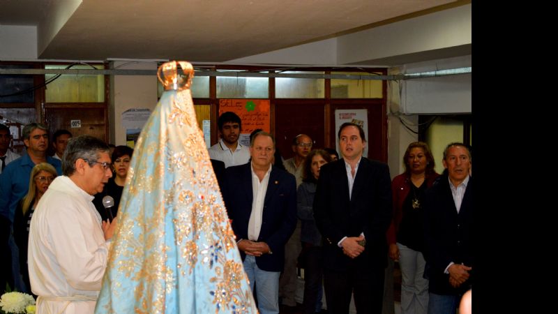 Mera recibió a la Virgen del Valle en la Legislatura