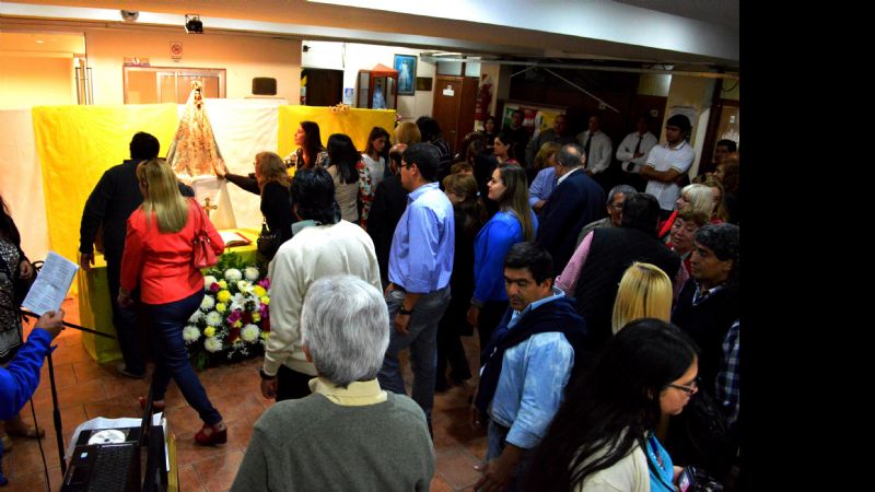 Mera recibió a la Virgen del Valle en la Legislatura