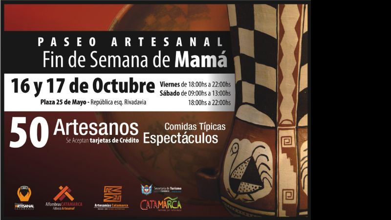 Muestra artesanal por el Día de la Madre